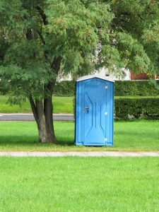 porta potty outdoor